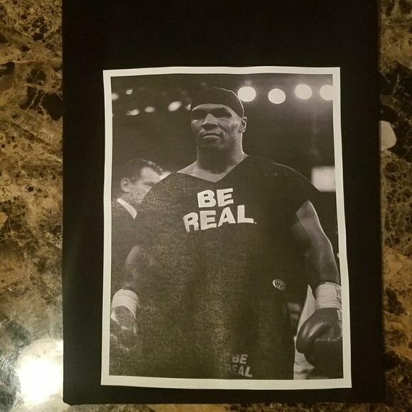 Brand new "BE REAL" MIKE TYSON TEE. 100% cotton - Picture 4 of 4